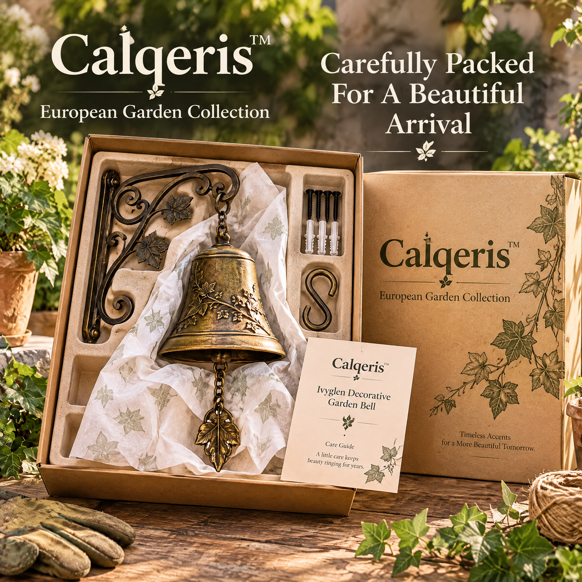Calqeris™ Ivyglen Decorative Garden Bell