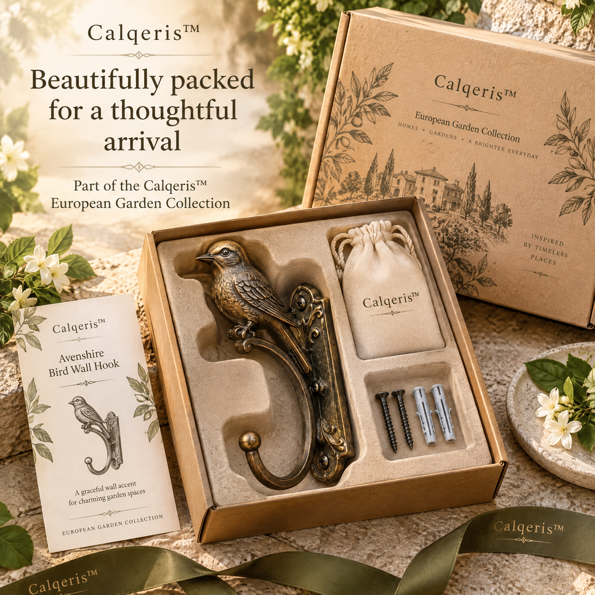 Calqeris™ Avenshire Bird Wall Hook