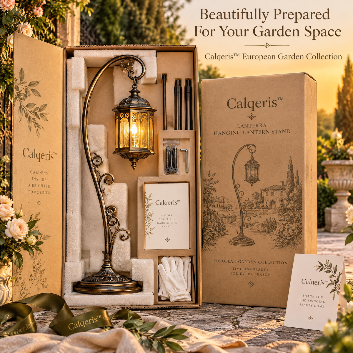 Calqeris™ Lanterra Hanging Lantern Stand