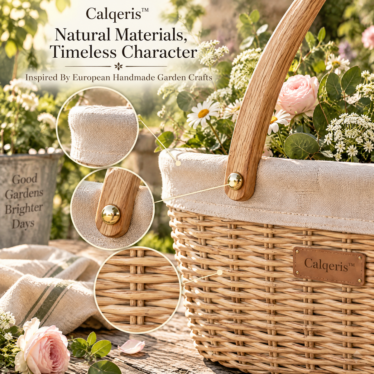 Calqeris™ Fleurhaven Garden Basket