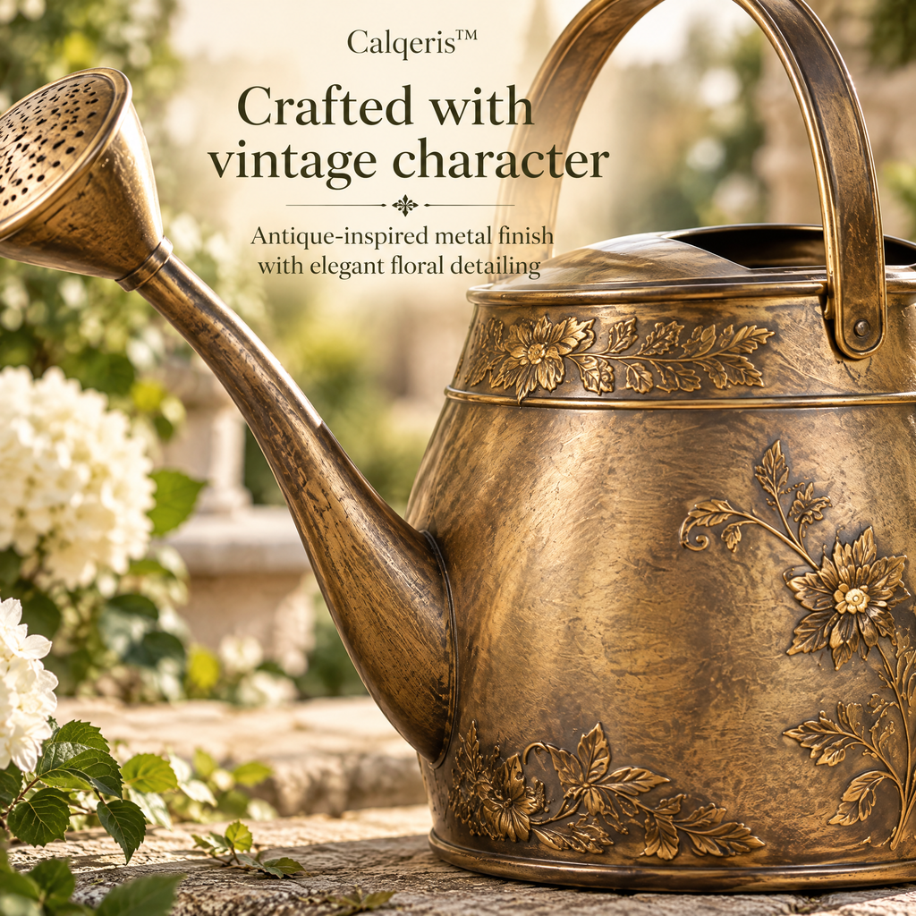 Calqeris™ Bellmora Antique Watering Can