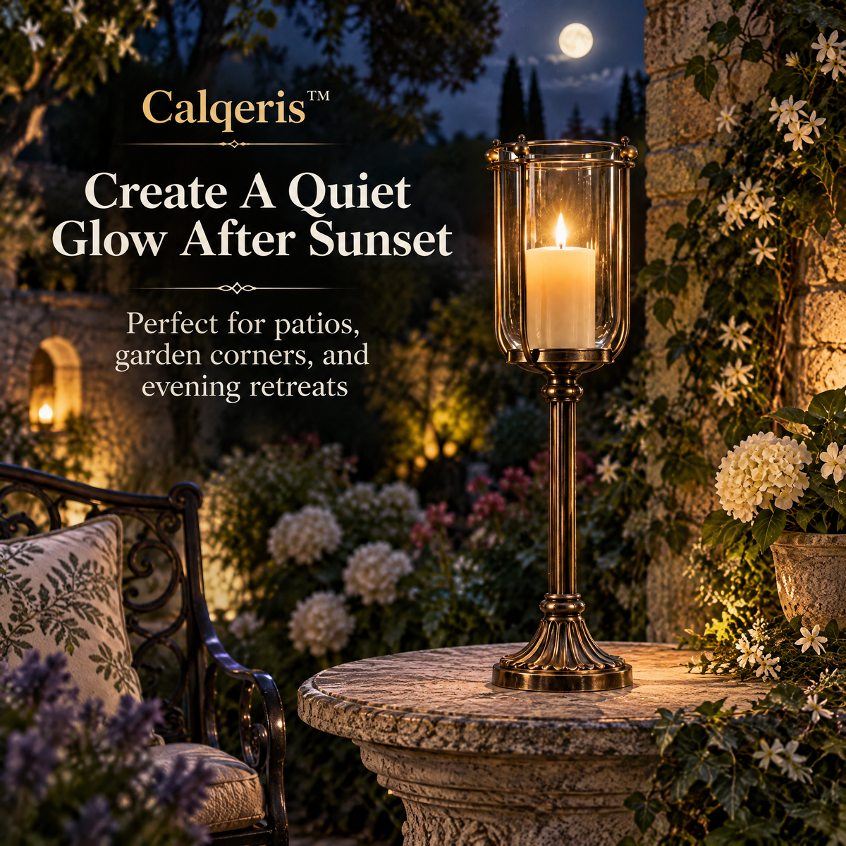 Calqeris™ Cotsmere Garden Candle Holder