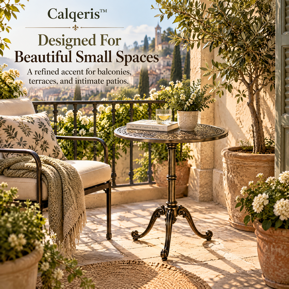 Calqeris™ Solvienne Bistro Accent Table