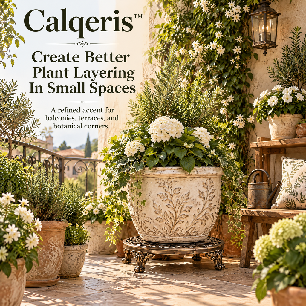 Calqeris™ Meadowrelief Pot Riser Stand