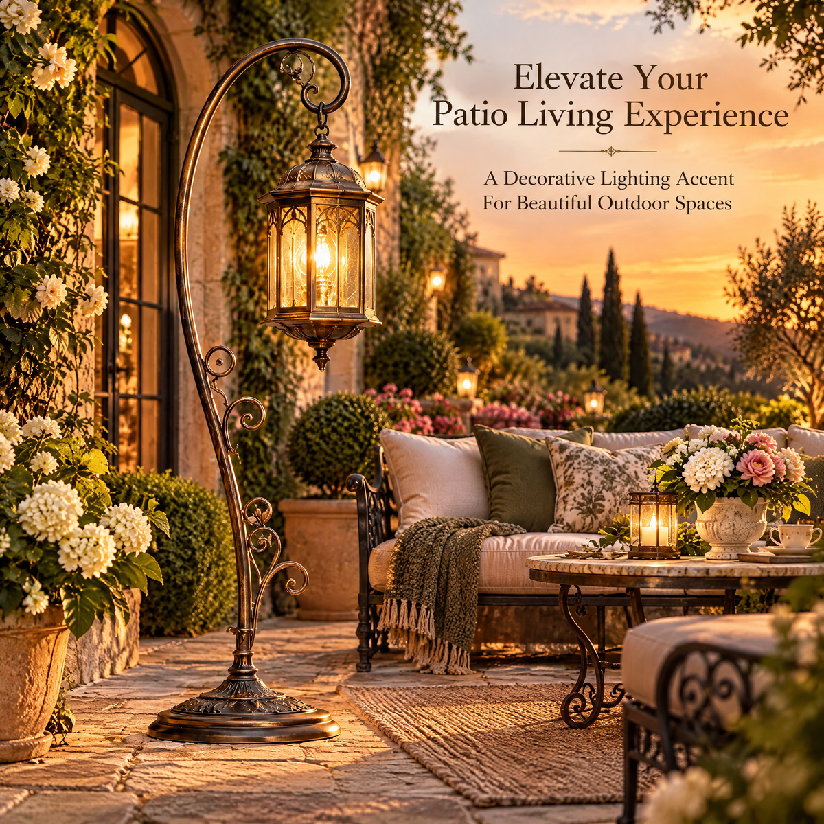 Calqeris™ Lanterra Hanging Lantern Stand