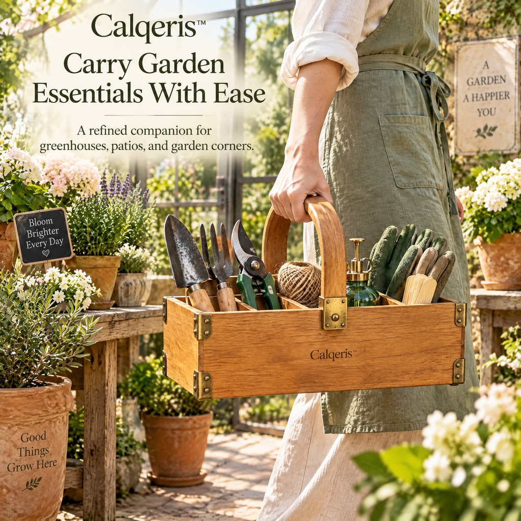 Calqeris™ Everbloom Garden Tool Caddy
