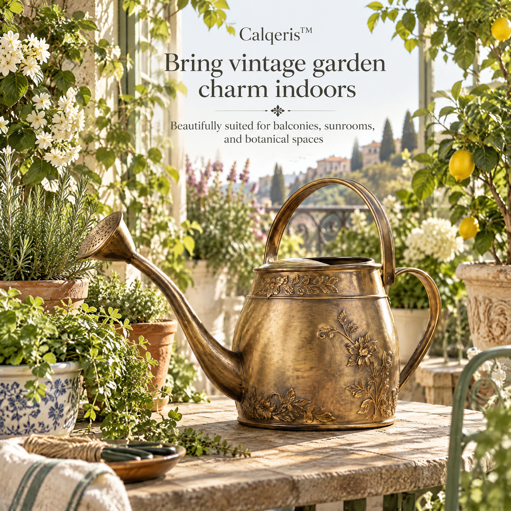 Calqeris™ Bellmora Antique Watering Can
