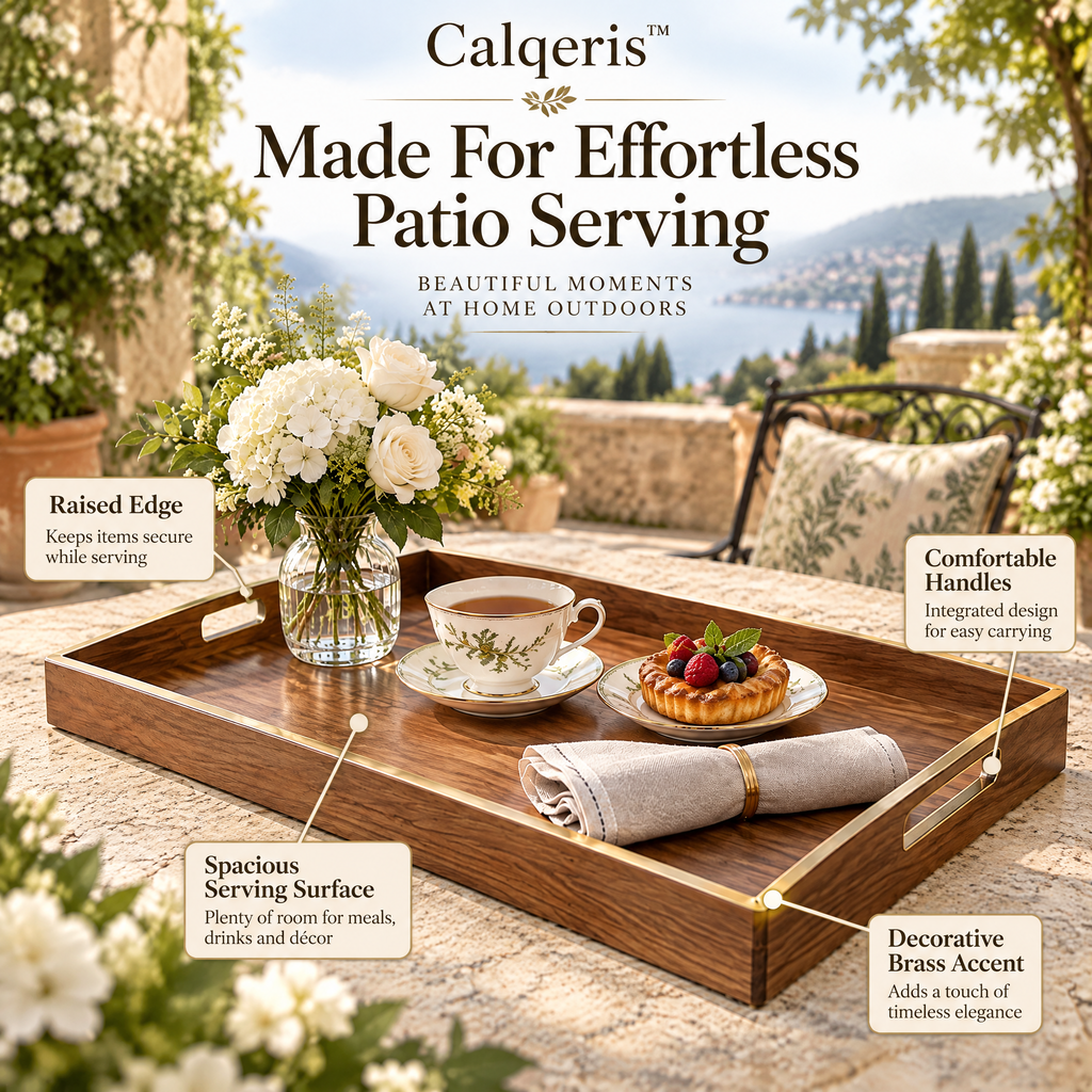 Calqeris™ Villoré Patio Serving Tray