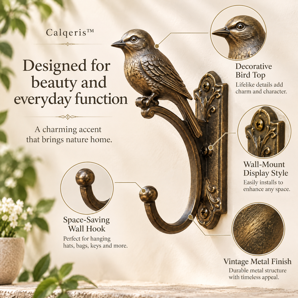 Calqeris™ Avenshire Bird Wall Hook