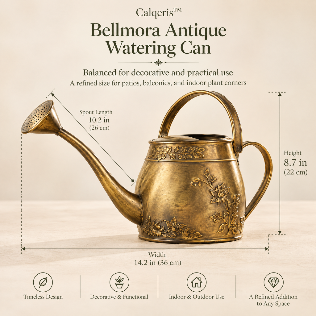Calqeris™ Bellmora Antique Watering Can