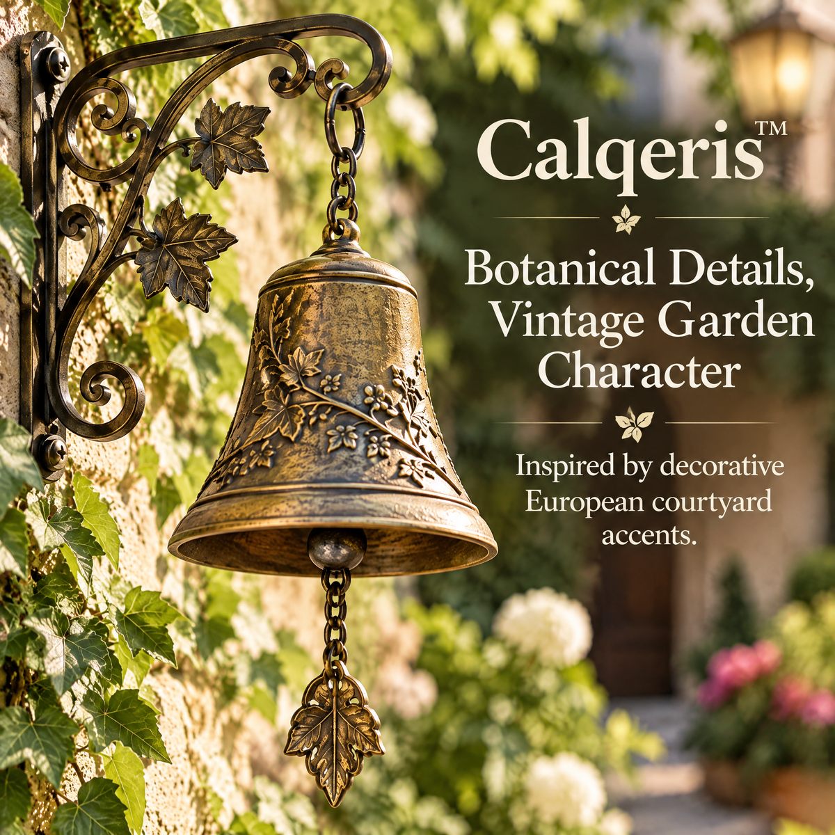 Calqeris™ Ivyglen Decorative Garden Bell