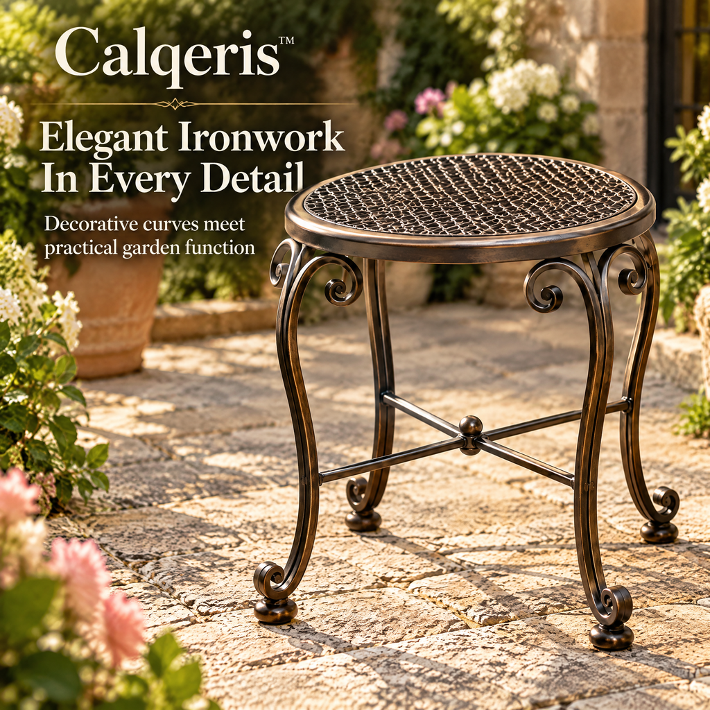 Calqeris™ Briarcrest Wrought Iron Stool