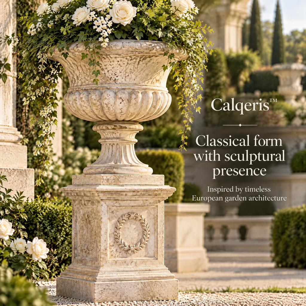 Calqeris™ Verdelle Pedestal Urn Planter