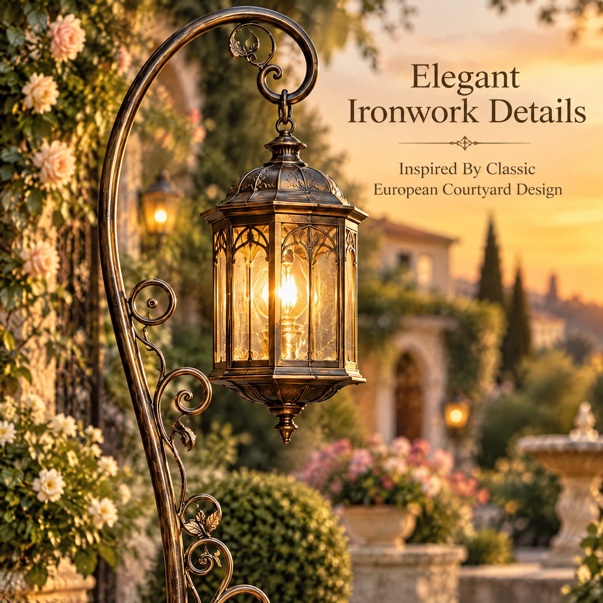 Calqeris™ Lanterra Hanging Lantern Stand