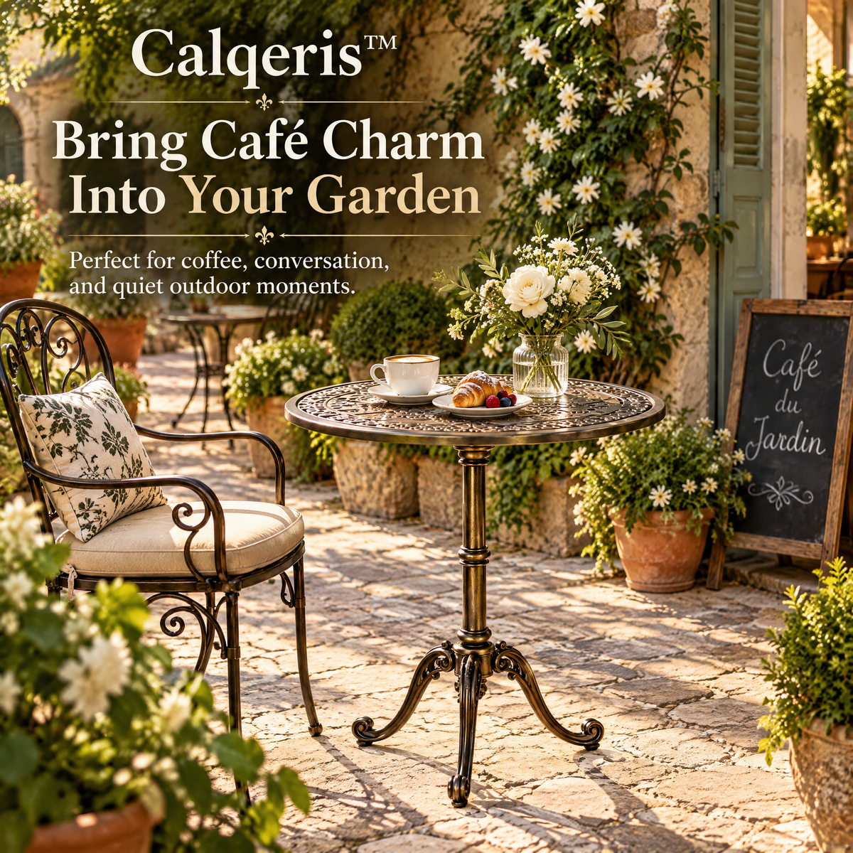 Calqeris™ Solvienne Bistro Accent Table