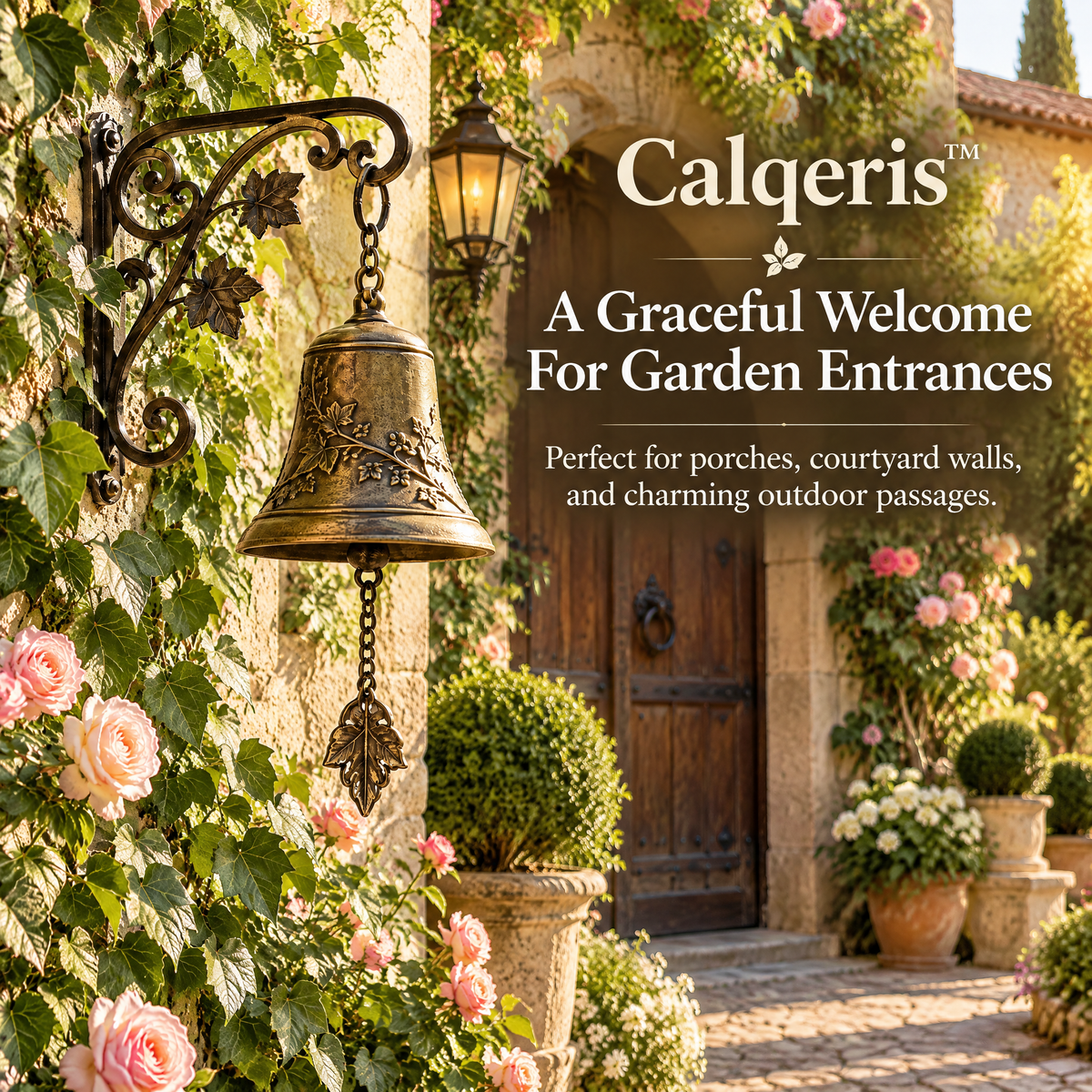 Calqeris™ Ivyglen Decorative Garden Bell