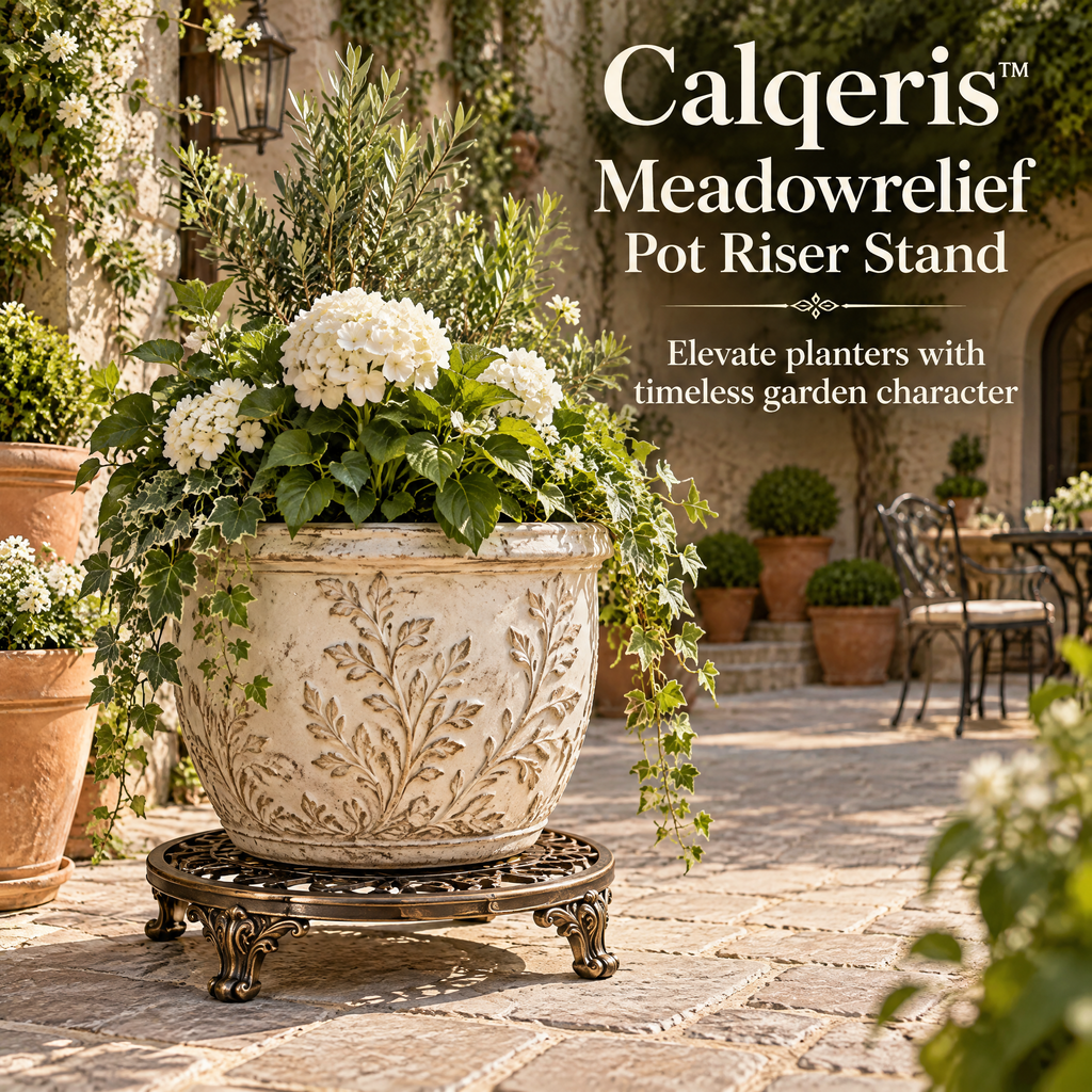 Calqeris™ Meadowrelief Pot Riser Stand