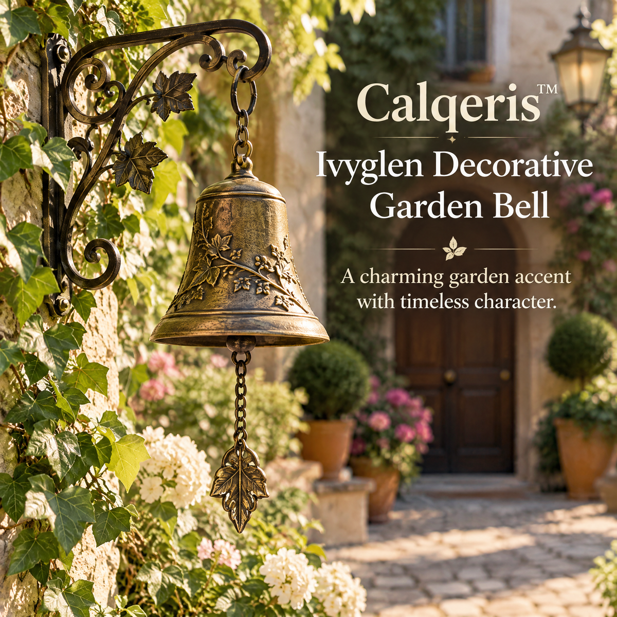 Calqeris™ Ivyglen Decorative Garden Bell