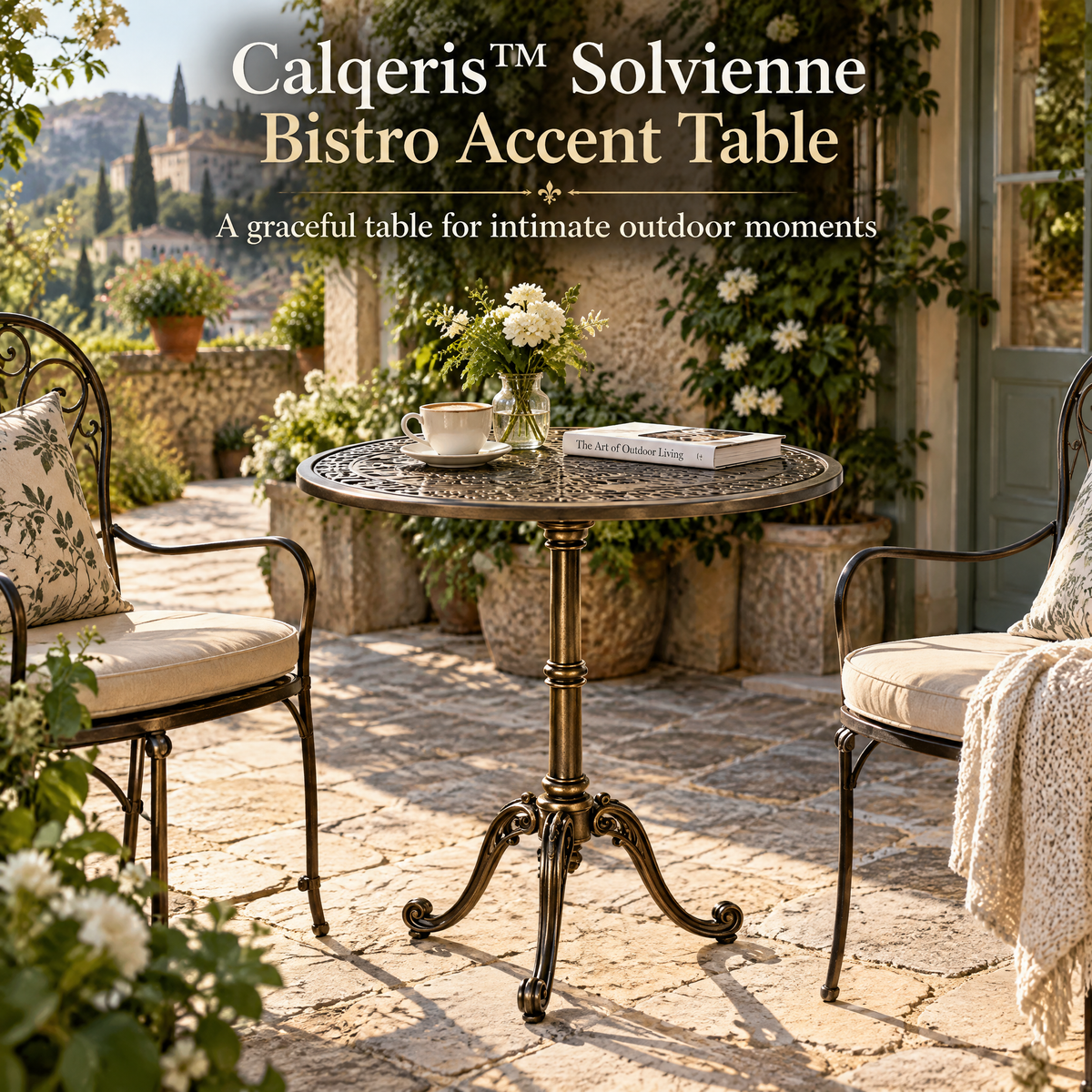 Calqeris™ Solvienne Bistro Accent Table